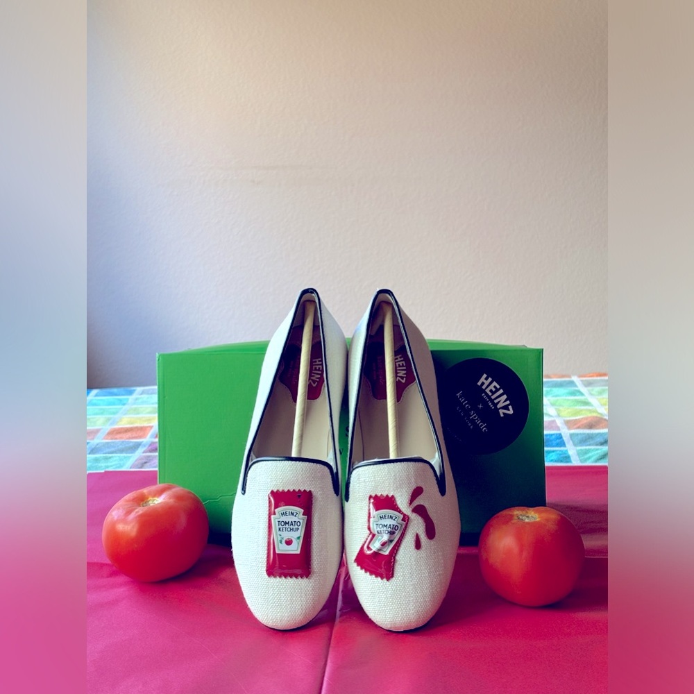 🥫🍅🥫HEINZ X KATE SPADE NEW YORK LOAFERS 🥫🍅🥫 NWT 🥫🍅🥫